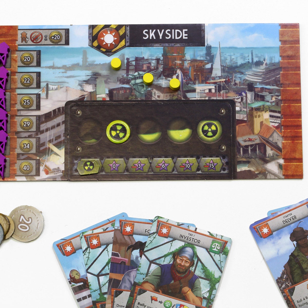 Flotilla board game player board